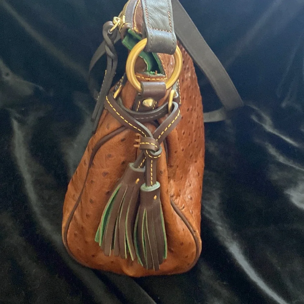 Dooney & Bourke Ostrich Skin Bag - Picture 3 of 15